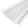 GUTTERHAWK Gutter Guard All-Aluminum Gutter Guard White Sample Pack –