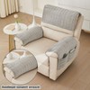 RAINPOP Sofa Armrest Cover with Side Pocket, Nonslip Armchair Cover