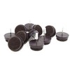 16x Round Nail in Furniture Feet Glides with Felt Pad
