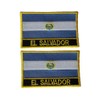 vmcoatdu 2 Pieces El Salvador Flag Rectangle or Shield Salvador
