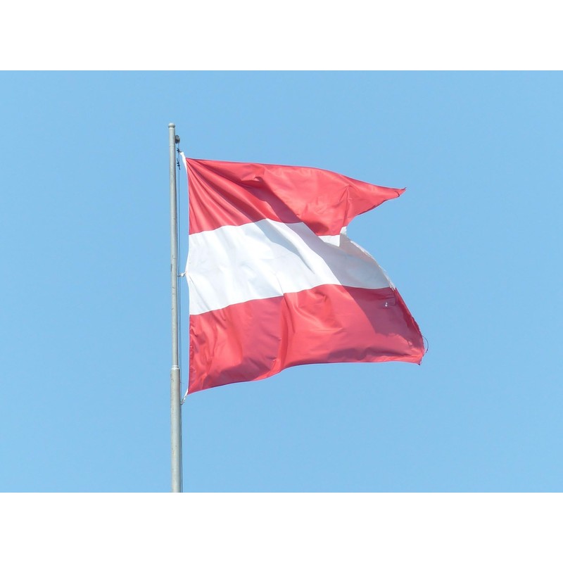Austrian flag, Euro 2024 flags, Euro 2024 flag, fan item,