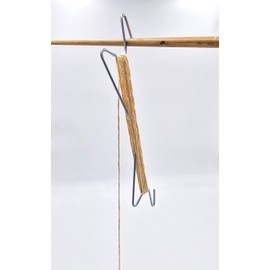 Professional Tomato Hooks Pack of 10 Metal Cucumber Hooks Trellis with 5 m Compostable Cord Each
