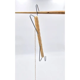 Professional Tomato Hooks Pack of 10 Metal Cucumber Hooks Trellis with 5 m Compostable Cord Each