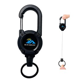 Retractable Keychain, Heavy Duty Retractable Keychain Badge Reels Holder Retractable ID Badge Clip Reel with Stainless Steel Retractable Cord