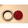 4 RED LENS 4" ROUND LED STOP TURN TAIL LIGHT