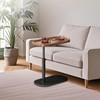 YunMeoCool Adjustable Height C Shaped Side Table, Couch Tables That
