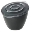 Yahata Kasei Sceltevie Rolle Drainer Pot for Kitchen, Black