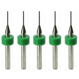 #72 .025" Carbide Drill Bits, 5 Pc, 1/8" Shank