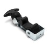 QWORK 2Packs 4.7 inch T-Handle Draw Latches with Brackets, Rubber
