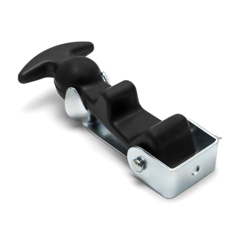 QWORK 2Packs 4.7 inch T-Handle Draw Latches with Brackets, Rubber