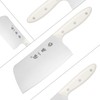 ZHANG XIAO QUAN SINCE 1628 Meat Cleaver, White Stainless Steel