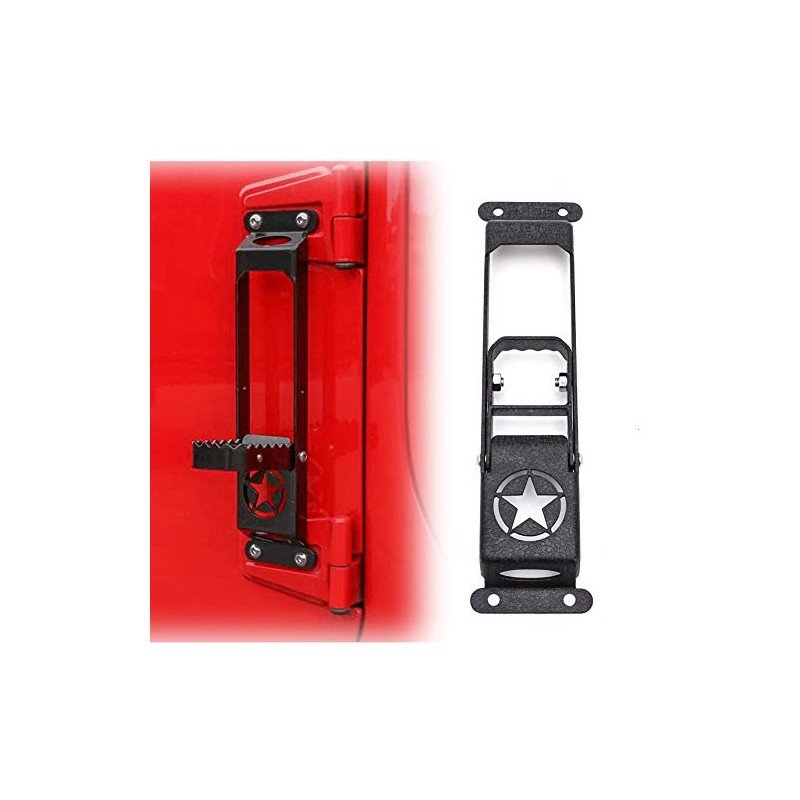 KMFCDAE Door Hinge Step Foot Pedal for 2007-2022 Jeep Wrangler