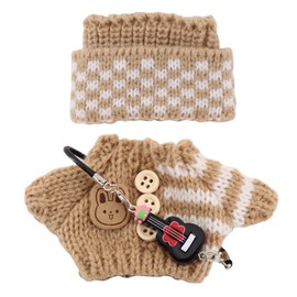 17cm Doll Clothes Set, 3-Piece Doll Accessories, Cute Handmade Crochet Clothes for Dolls, Perfect Dolls Outfits for Collectors