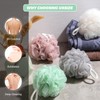 Pack of 4 Shower Puff Bath Sponge - Extra Soft