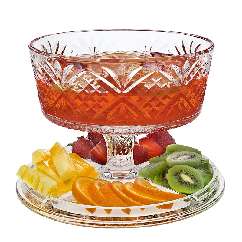 Godinger 4 in 1 Cake Stand, Cake Platter and Serving