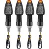 Frienda 4pcs Motorcycle Turn Signals 14 LED 12v Lights Indicators