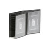 LEAS Brieftasche in Buchform Echt-Leder, schwarz Special-Edition