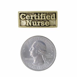 Jim Clift Design Certified Nurse Gold Lapel Pin - 1 Count