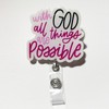 Scripture Badge Reel ‚Äì Inspirational Bible Verse ID Holder with
