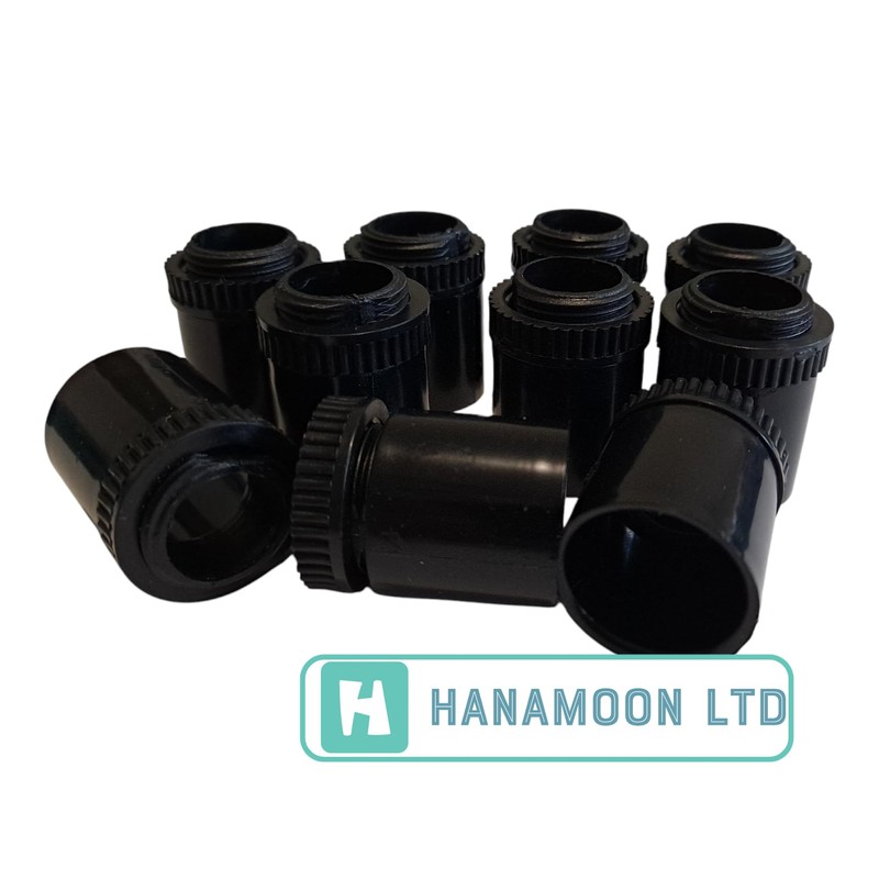 20mm PVC Male Conduit Adaptor Black– Pack of 2
