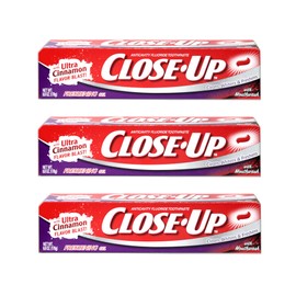 PACK OF 3 EACH CLOSE-UP RED GEL CINNAMON 6OZ PT#3320074102