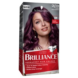 Schwarzkopf Brilliance Permanent Hair Colour, 59 Violet Wild Silk