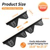 Stainless Steel Stove Gap Covers (2 Pack), Upgraded Version, Stove