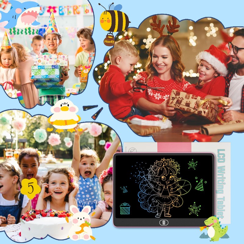 16 Inch LCD Writing Tablet, [Upgraded] Colorful Drawing Tablet Electronic