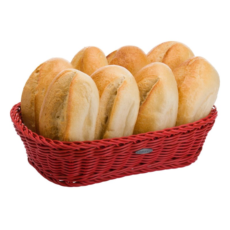 Saleen Multi-Purpose Basket, Suitable for Gastronomy, Rectangular, Plastic Fibre, Dark