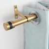1Inch Diameter Single Curtain Rods with Decorative Finials 72-144inch, Warm