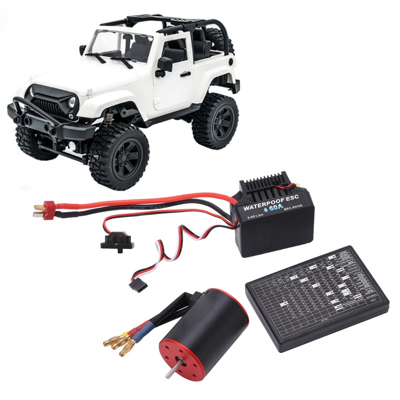 RC Brushless 60A ESC Combo Kit with 3650 4300KV Motor