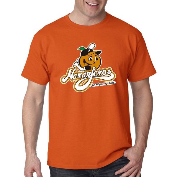 Arza Sports Baseball Naranjeros de Hermosillo T-Shirt for Men's Color Orange (X-Large)