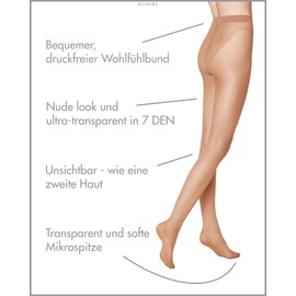 KUNERT Women's 20 DEN Tights - Beige - UK 12