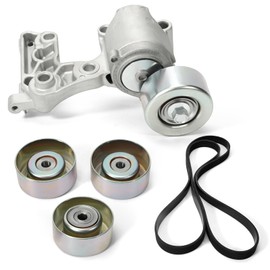 Aumzong 1662031013 Drive Belt Tensioner Idler Pulley Kit Compatible with 2003-2015 Toyota 4Runner Tundra Tacoma FJ Cruiser V6 4.0L Replacement #1660331040