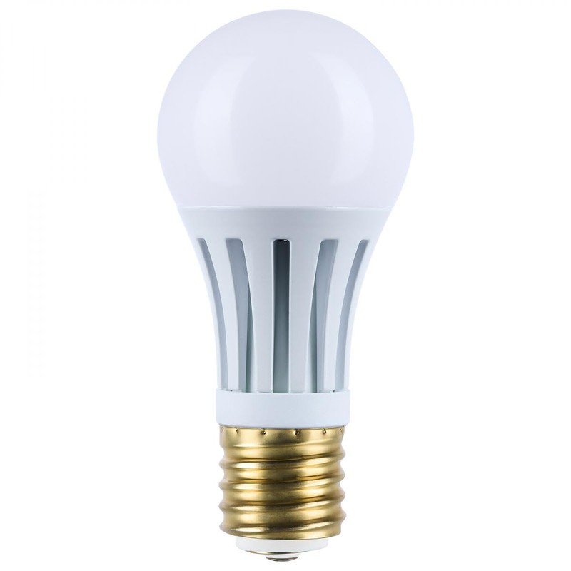 Satco LED Three-Way Lamp, 10/22/33W, Mogul Base, 2700K, White Finish