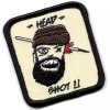 Sniper Head Shot Patch Embroidered Fits For VELCRO® BRAND Loop