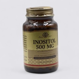 Solgar Inositol 500mg Food Supplement 50 Vegetable Capsules