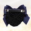 Herbeluemily Chignon Net, Ribbon, Hair Net, Bun Cover, Fine Mesh