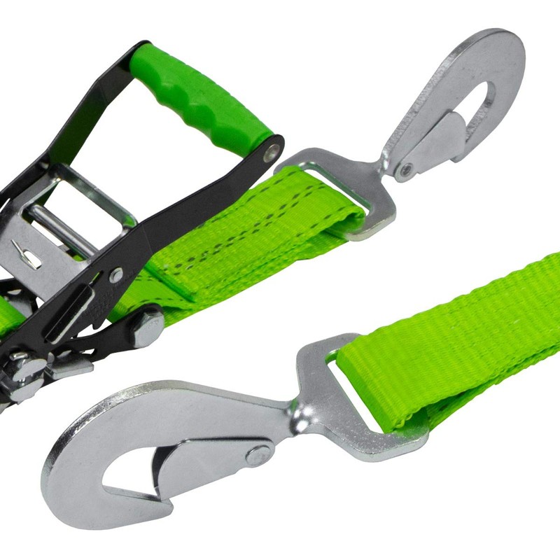 VULCAN Car Tie Down with Twisted Snap Hooks - 2