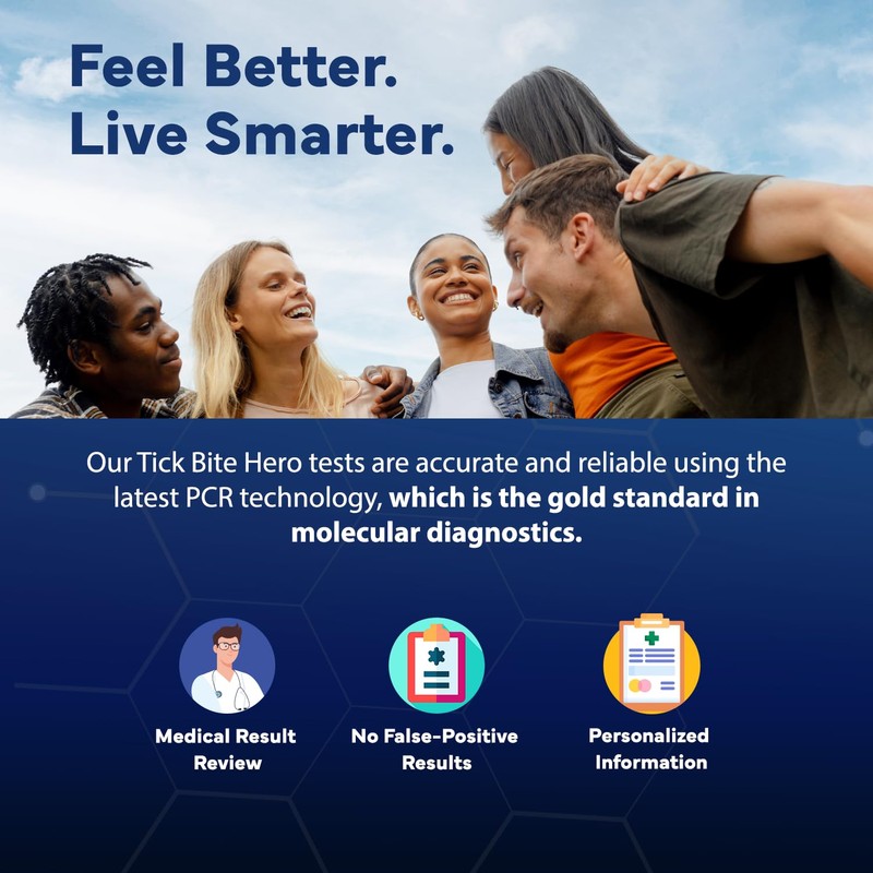 TickBiteHero Lyme Disease Test Kit – Easy at-Home and Pain-Free