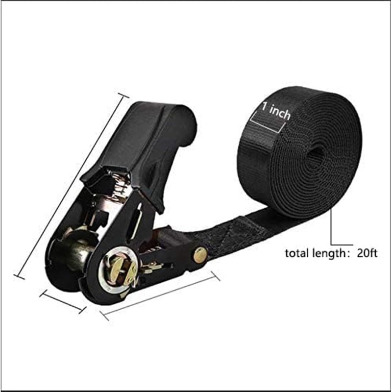 Endless Ratchet Tie Down Straps, 2Pcs Adjustable Heavy Duty Cargo