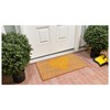 Calloway Mills Madison Heart Doormat (Yellow, 24" x 36")