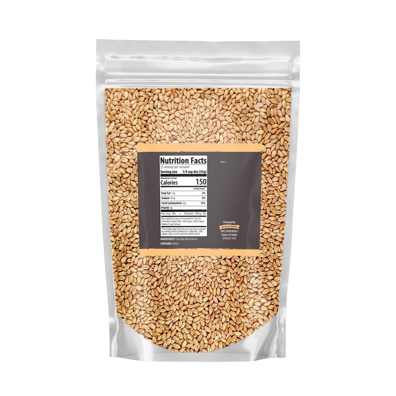 Birch & Meadow 2.5 lb of Spring Red Wheat Berries,