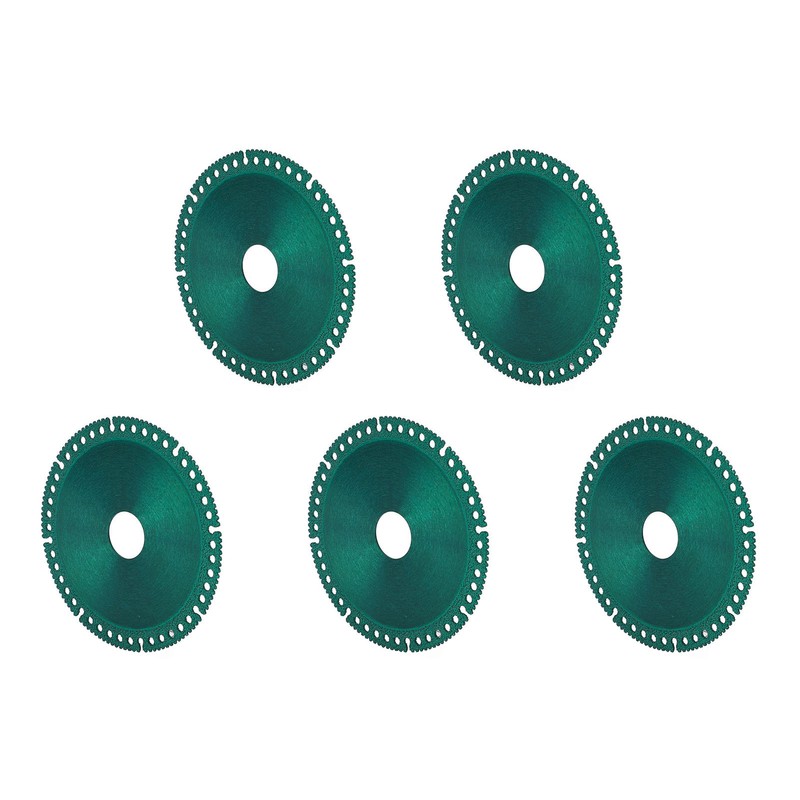 5PCS Multifunctional Cutting Saw Blade OD100mm ID20mm Green Angle Grinder