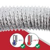 SPARES2GO Universal 5m Extra Long Aluminium Flexible Tumble Dryer Vent