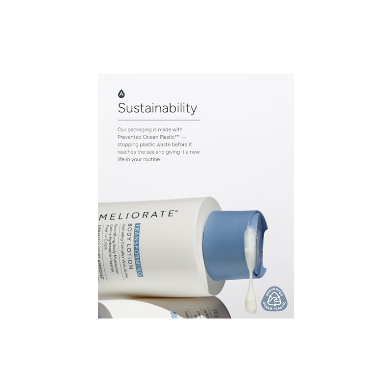 AMELIORATE Transforming Body Exfoliant 300ml for Keratosis Pilaris (KP), Bumpy