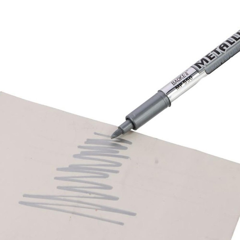 WUZIA 4PCS Metallic Pens Silver and Gold Writing Pen Metallic