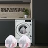 3 Pcs Drawstring Mesh Laundry Bag, Reusable Drawstring Laundry Bag,