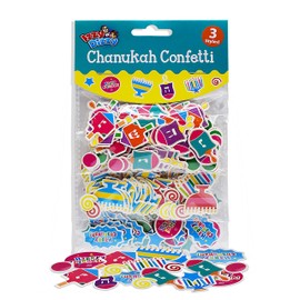 Hanukkah Confetti - 3 Styles: Menorahs, Dreidels and Happy Confetti - Hanukkah Party Decorations and Supplies by Izzy 'n' Dizzy