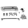 ZXMT Chrome Tour Pack Pak Trunk Lid Hinges Latch For